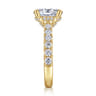 Sarita - 14K Yellow Gold Oval Diamond Engagement Ring - 0.95 ct