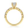 Lanna - 14K Yellow Gold Oval Diamond Engagement Ring - 0.29 ct