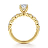Lanna - 14K Yellow Gold Oval Diamond Engagement Ring - 0.25 ct