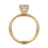 Winslow - 14K Yellow Gold Oval Diamond Engagement Ring - 0.38 ct