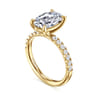 Winslow - 14K Yellow Gold Oval Diamond Engagement Ring - 0.38 ct