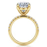 Winslow - 14K Yellow Gold Oval Diamond Engagement Ring - 0.4 ct