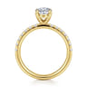 Winslow - 14K Yellow Gold Oval Diamond Engagement Ring - 0.35 ct
