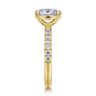 Winslow - 14K Yellow Gold Oval Diamond Engagement Ring - 0.35 ct