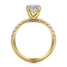 Winslow - 14K Yellow Gold Oval Diamond Engagement Ring - 0.35 ct