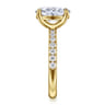Winslow - 14K Yellow Gold Oval Diamond Engagement Ring - 0.35 ct