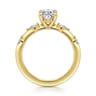 Carinna - 14K Yellow Gold Oval Diamond Engagement Ring - 0.23 ct