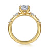Carinna - 14K Yellow Gold Oval Diamond Engagement Ring - 0.23 ct