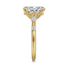 Carinna - 14K Yellow Gold Oval Diamond Engagement Ring - 0.23 ct