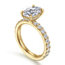 Stasia - 14K Yellow Gold Oval Diamond Engagement Ring - 1 ct