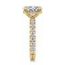 Stasia - 14K Yellow Gold Oval Diamond Engagement Ring - 1 ct
