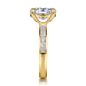 Coralie - 14K Yellow Gold Oval Diamond Engagement Ring - 0.5 ct