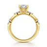 Marline - 14K Yellow Gold Pear Shape Diamond Engagement Ring - 0.17 ct