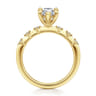 Joplin - 14K Yellow Gold Pear Shape Diamond Engagement Ring - 0.15 ct