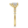 Joplin - 14K Yellow Gold Pear Shape Diamond Engagement Ring - 0.15 ct