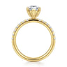 Winslow - 14K Yellow Gold Pear Shape Diamond Engagement Ring - 0.35 ct