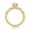 Carinna - 14K Yellow Gold Pear Shape Diamond Engagement Ring - 0.23 ct