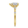 Carinna - 14K Yellow Gold Pear Shape Diamond Engagement Ring - 0.23 ct