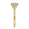 Carinna - 14K Yellow Gold Princess Cut Diamond Engagement Ring - 0.23 ct