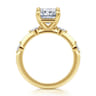 Marline - 14K Yellow Gold Radiant Cut Diamond Engagement Ring - 0.17 ct