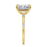 Marline - 14K Yellow Gold Radiant Cut Diamond Engagement Ring - 0.17 ct