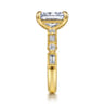 Cabana - 14K Yellow Gold Radiant Cut Diamond Engagement Ring - 0.5 ct