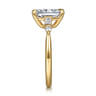 Cody - 14K Yellow Gold Radiant Cut Five Stone Diamond Engagement Ring - 0.25 ct
