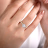 Amira - 14K Yellow Gold Round Diamond Engagement Ring - 0.52 ct