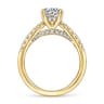 14K Yellow Gold Diamond Engagement Ring - 0.4 ct