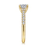 14K Yellow Gold Diamond Engagement Ring - 0.4 ct