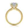Broderick - 14K Yellow Gold Round Diamond Engagement Ring - 0.33 ct