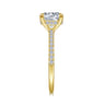 Broderick - 14K Yellow Gold Round Diamond Engagement Ring - 0.31 ct
