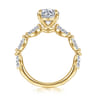 Caitte - 14K Yellow Gold Round Double Prong Diamond Engagement Ring - 0.5 ct