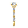 Caitte - 14K Yellow Gold Round Double Prong Diamond Engagement Ring - 0.5 ct