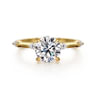 Marline - 14K Yellow Gold Round Diamond Engagement Ring - 0.17 ct