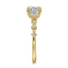 Joplin - 14K Yellow Gold Round Diamond Engagement Ring - 0.17 ct