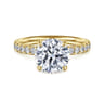 Winslow - 14K Yellow Gold Round Diamond Engagement Ring - 0.36 ct