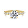 Winslow - 14K Yellow Gold Round Diamond Engagement Ring - 0.35 ct