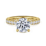 Winslow - 14K Yellow Gold Round Diamond Engagement Ring - 0.35 ct