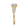 Cove - 14K Yellow Gold Round Diamond Engagement Ring - 0.5 ct