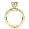 14K Yellow Gold Diamond Engagement Ring - 1 ct