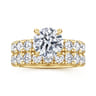 14K Yellow Gold Diamond Engagement Ring - 1 ct