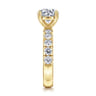 14K Yellow Gold Diamond Engagement Ring - 1 ct