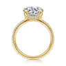 Lorenzo - 14K Yellow Gold Round Diamond Engagement Ring - 0.23 ct