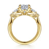 Bonita - 14K Yellow Gold Round Five Stone Diamond Engagement Ring - 0.3 ct