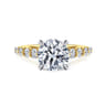 Emberlie - 14K White Gold Round Diamond Engagement Ring - 0.5 ct