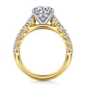 Emberlie - 14K White Gold Round Diamond Engagement Ring - 0.5 ct