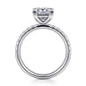 Winslow - 18K White Gold Princess Cut Diamond Engagement Ring - 0.35 ct