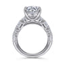 Briella - 18K White Gold Round Diamond Engagement Ring - 1.55 ct