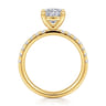 Winslow - 18K Yellow Gold Cushion Cut Diamond Engagement Ring - 0.35 ct